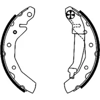 Textar Bremsbackensatz