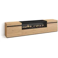 SKRAUT HOME Lowboard, Eiche Holzwerkstoff, Rechteckig, 200x45x35 cm, Wohnzimmer,