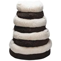 Beeztees Yala Hundebett braun) Plüsch Ø 60 cm