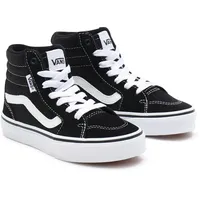 Vans Filmore Hi Kinder Schwarz/Weiß 27