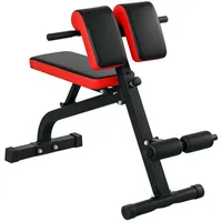 Sportnow Hantelbank, verstellbar, klappbar, bis 120 kg, Schwarz