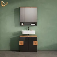 Livinity® Tanaro 2-tlg. Anthrazit/Eiche