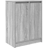 VidaXL Schuhschrank Grau Sonoma 57x34x76 cm Holzwerkstoff