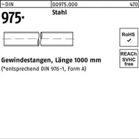 Industrial Quality Supplies DIN 975 Gewindestange VG M27x1000 Stahl