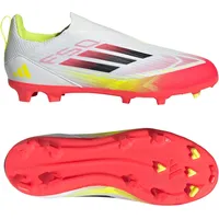 Adidas F50 League Laceless FG/MG Cloud White / Core
