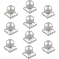 Baumarktplus Pfostenkappe 9 x 9 cm Edelstahl verzinkt