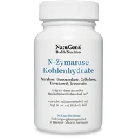 NatuGena N-Zymarase Kohlenhydrate, Amylase, Glucoamylase, Cellulase, Invertase & Bromelain,