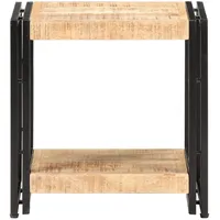 VidaXL Beistelltisch 40x30x40 cm Raues Mangoholz