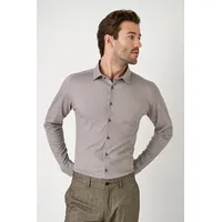 Desoto Langarmhemd "Jerseyhemd Casual Kent", Herren, Gr. S, N-Gr,