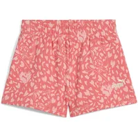 Puma Flaming Love Hochgeschnittene Shorts Mädchen PUMA Peach Frost