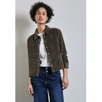 STREET ONE Cordbluse mit Knopfleiste - 44