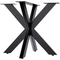 CLP Tischbeine Biloxi schwarz/85x85 cm