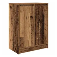 VidaXL Schuhschrank Altholz-Optik 57x34x76 cm Holzwerkstoff