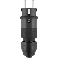 ABL 100000068 Professional Stecker SCHUKO & fr-be Elamid-2K schwarz