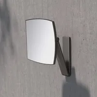 Keuco iLook_move Kosmetikspiegel 17613350000 eckig, 5-fache Vergrößerung, Wandmodell, Titanschwarz
