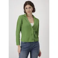 Monari Strickblazer mit Reiskornmuster Avocado - 36