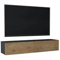 Doporro TV Lowboard hängend Fernsehschrank Wohnzimmer | TV-Schrank hängend