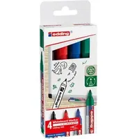 Edding 360 Whiteboard-Marker farbsortiert 1,5 - 3,0 mm, 4