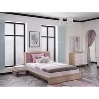 Aea Gruppe Kinderbett Kinderzimmer Bett Holz Rosa Kindermöbel Set