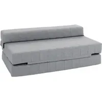 Homcom Schlafcouch Leinenoptik 2-Sitzer Grau