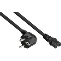 Kabelmeister kabelmeister® Netzkabel Schutzkontakt-Stecker Typ E+F (90° gew.) an