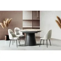 Xl moebel gmbh Runder Esstisch Ø 160 cm grau