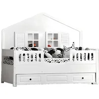 Aea Kinderbett Holzbett Funktionsbett Ausziehbares Weiß Holz Bett 90