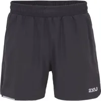 2XU Herren Shorts Laufshorts Aero 5 Inch, black/silver reflective,