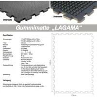 Floordirekt KARAT Stallmatte aus Gummi Stallboden