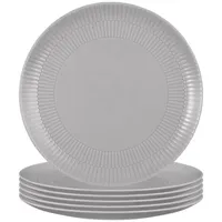SELTMANN WEIDEN Speiseteller ø 27,8 cm 6er Set Silbergrau