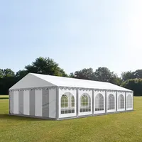 TOOLPORT Festzelt Partyzelt 6x12 m schwerentflammbar premium, hochwertige PVC