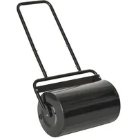 Outsunny Rasenwalze Schwarz, Metall, 32.5x113x58 cm Gartenzubehör, Gartenpflege, Gartengeräte