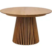VCM Esstisch Osaka Ø 120 cm Holz Beige Natur