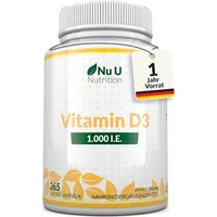 Nu U Nutrition Vitamin D 1000 I.E. Hochdosiert -
