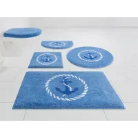 GRUND Port Louis Blau halbrund 50 x 80 cm