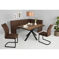 Hela "SPREE" 4 Stk. tlg. Esstisch 140x90 cm mit