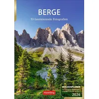 Harenberg Berge Wochenplaner 2026 - 53 faszinierende Fotografien