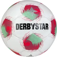 Derbystar Tempo APS Fußball Spielball weiß/rot/grün 5