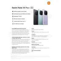 Xiaomi Redmi Note 14 Pro+ 5G 12 GB RAM