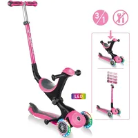 GLOBBER GO-UP Deluxe Lights pink, mit Leuchtrollen