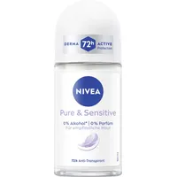 NIVEA Pure & Sensitive Anti-Transpirant Roll-On 50ML
