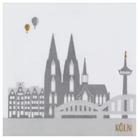 Räder Cocktailserviette Stadtsilhouette Köln