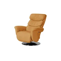 HIMOLLA Leder-Relaxsessel gelb ¦ Maße (cm): B: 83 H: