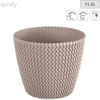 Wellhome - Set 2 Pflanztöpfe 11,5l Splofy Ø29.5 cm/Stück