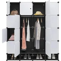 Woltu Kleiderschrank Garderobenschrank Mit 2 Kleiderstange - Woltu