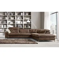 Aea Design Ecksofa Prianera Moderne Luxus Ecke Leder Holz