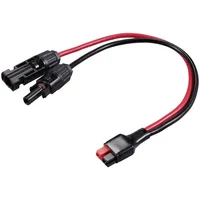 TRU Components Mini Starkstrom Stecker auf Solarstecker Kabellänge 250