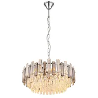 GLOBO LIGHTING Kronleuchter "ORGINA", silber (verchromt), 1 Stk., Leuchten,