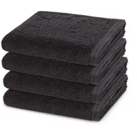 VOSSEN Vegan Life Handtuchset 4-tlg. schwarz