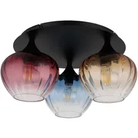 GLOBO Sander 1 E27 schwarz Ø 47 cm